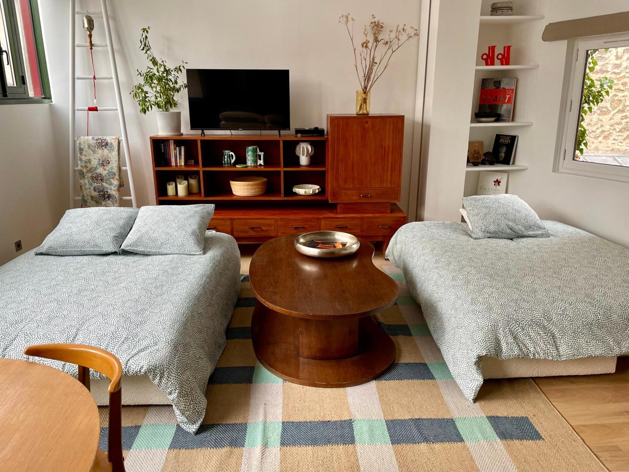 New : Atelier Artiste Montmartre Appartement Parijs Buitenkant foto