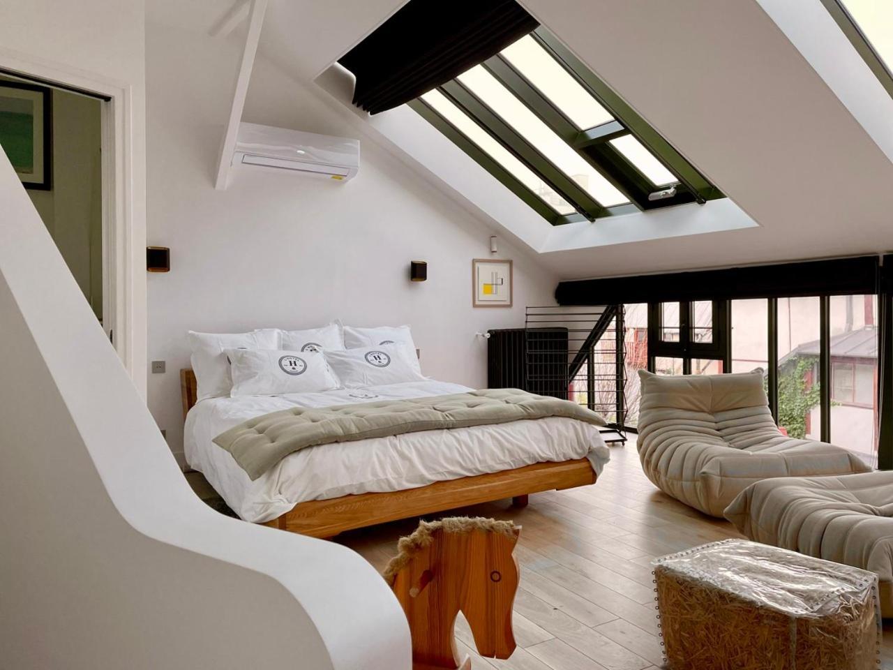 New : Atelier Artiste Montmartre Appartement Parijs Buitenkant foto