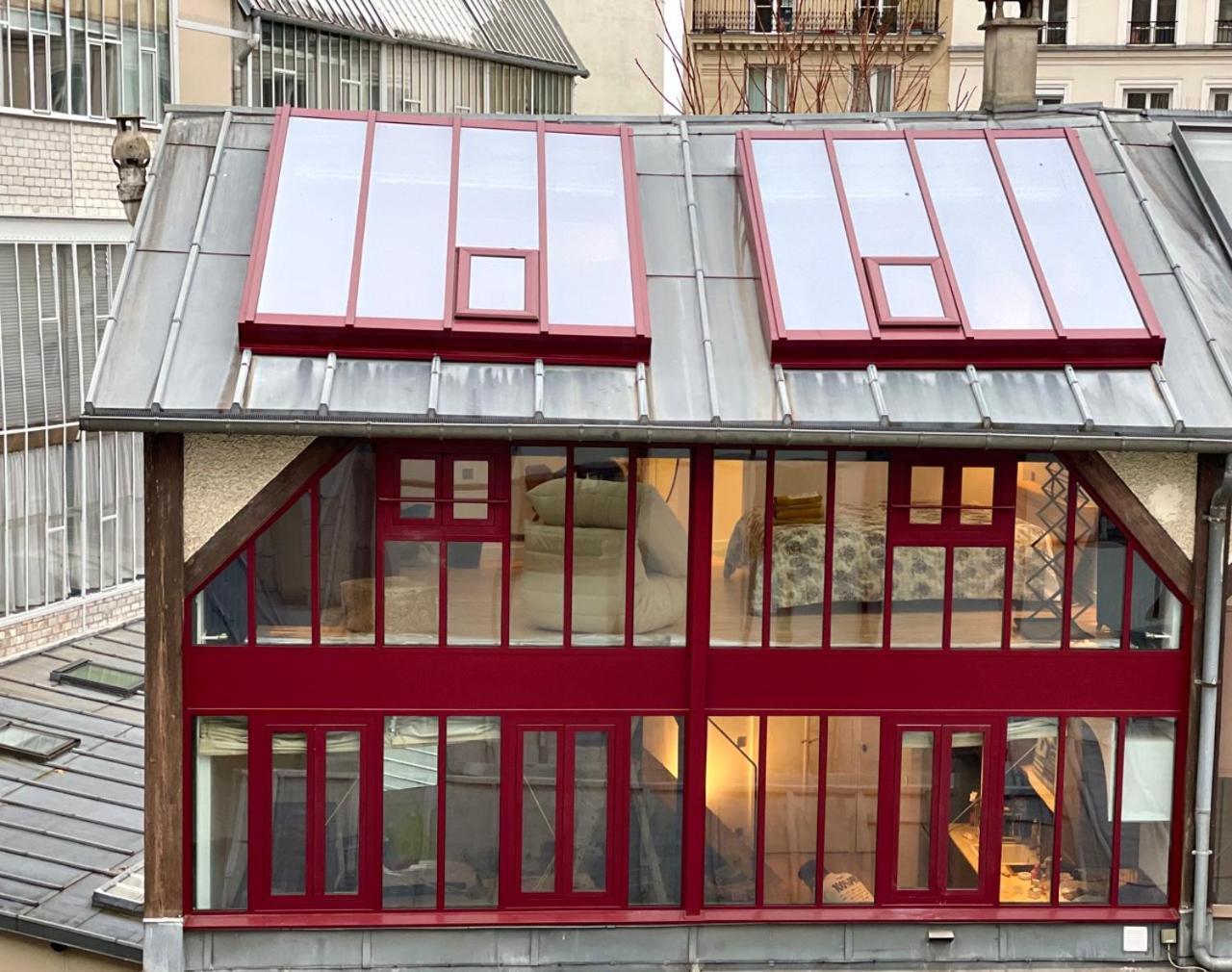 New : Atelier Artiste Montmartre Appartement Parijs Buitenkant foto